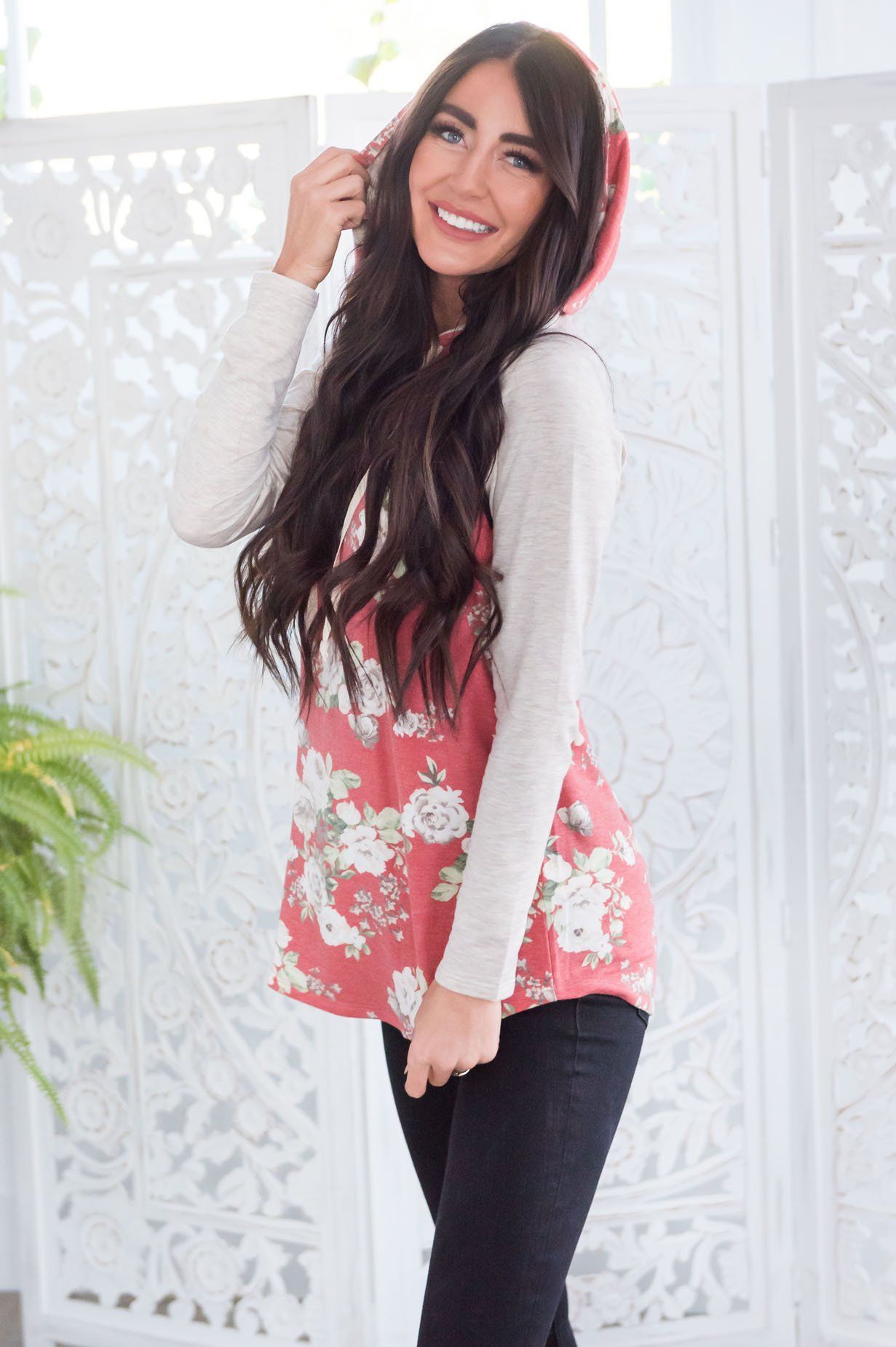 Beautiful & Blessed Modest Hoodie Modest Dresses vendor-unknown 