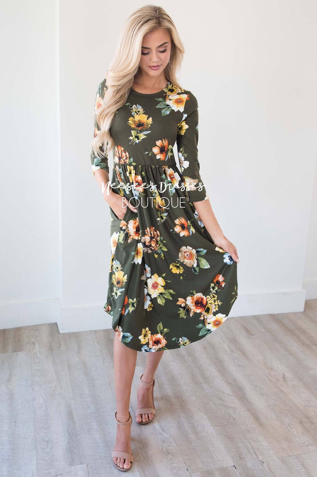 The Kylee Modest Dresses vendor-unknown 