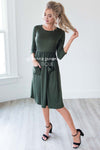 The Poppy 3/4 Length Sleeves Modest Dresses vendor-unknown