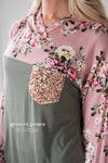 Like a Love Song Sequin Pocket Hoodie Tops vendor-unknown