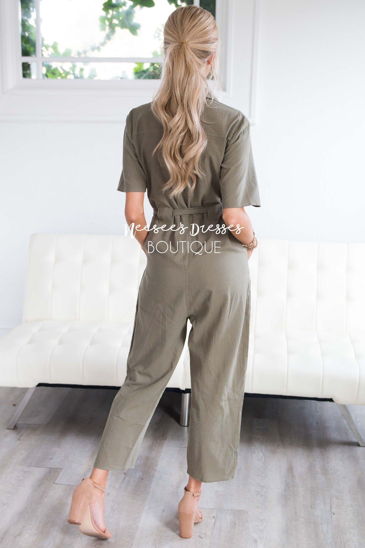 The Brynna Jumpsuit Modest Dresses vendor-unknown 