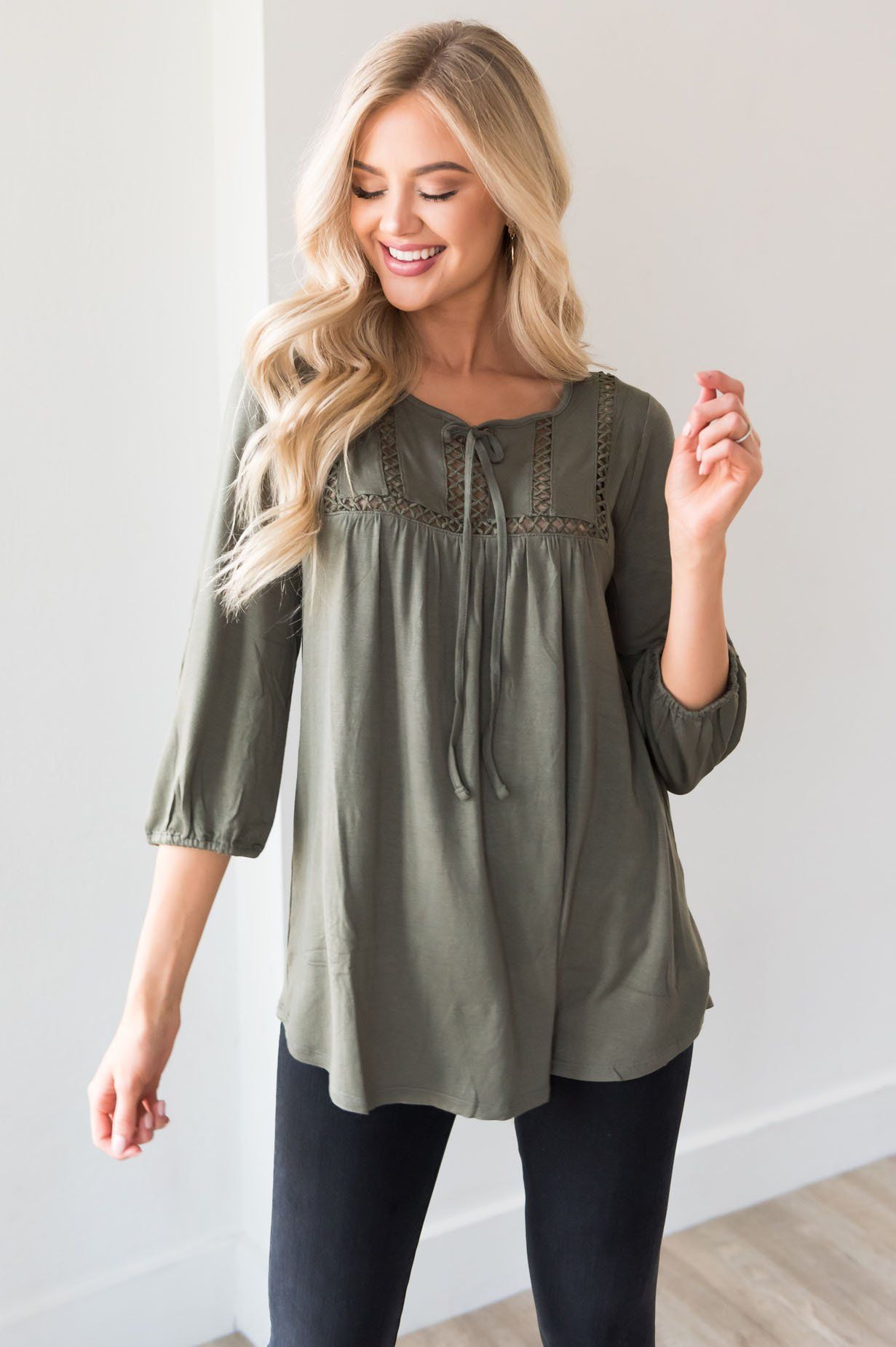 Always On My Mind Modest Layering Top Modest Dresses vendor-unknown 