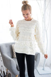 On The Fringe Sweater Tops vendor-unknown