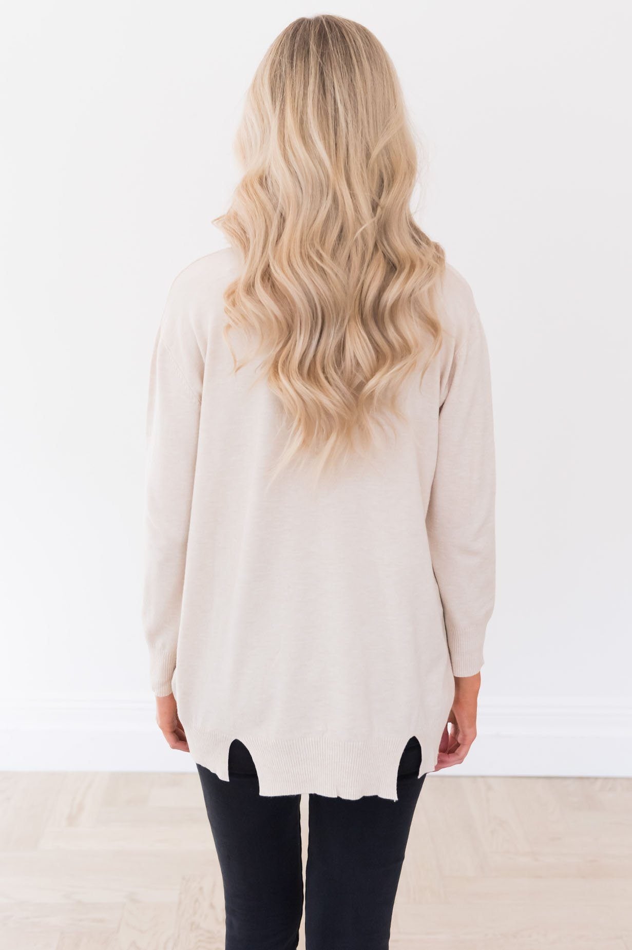 Live in The Moment Oversize Sweater Modest Dresses vendor-unknown 