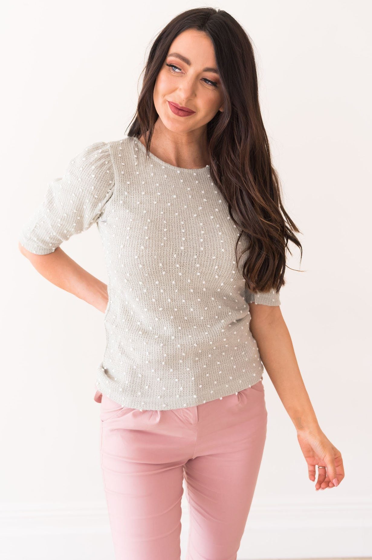 Moment In Time Modest Sweater Modest Dresses vendor-unknown 