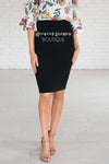 Perfect Fit Black Pencil Skirt Skirts vendor-unknown