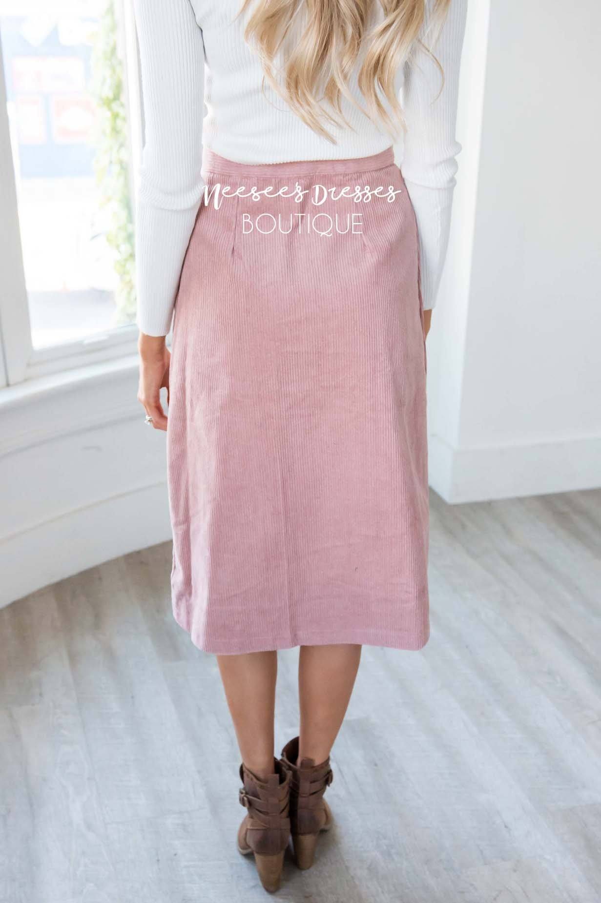 Falling Through Time Corduroy Skirt Skirts vendor-unknown 