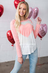 Polka Dotted Heart Baseball Tee Tops vendor-unknown