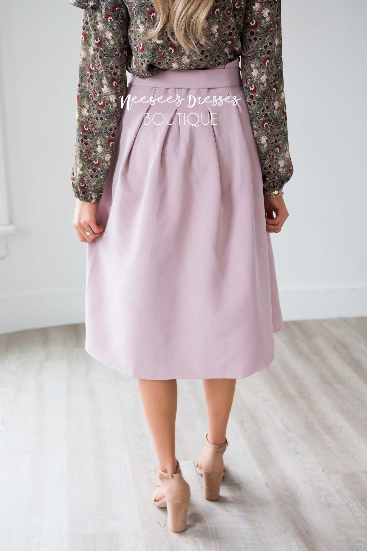 Pretty Ruffle Tie Waist Skirt Skirts vendor-unknown 