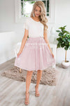 Pink Dotted Tulle Skirt Skirts vendor-unknown