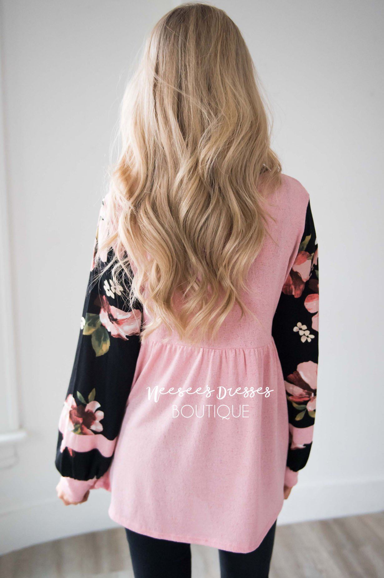 Velvet Bubble Sleeve Peplum Top Tops vendor-unknown 