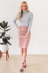 Beautiful Shimmer Modest Sequin Skirt Modest Dresses vendor-unknown