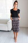 Lacy Days Pencil Skirt Skirts vendor-unknown