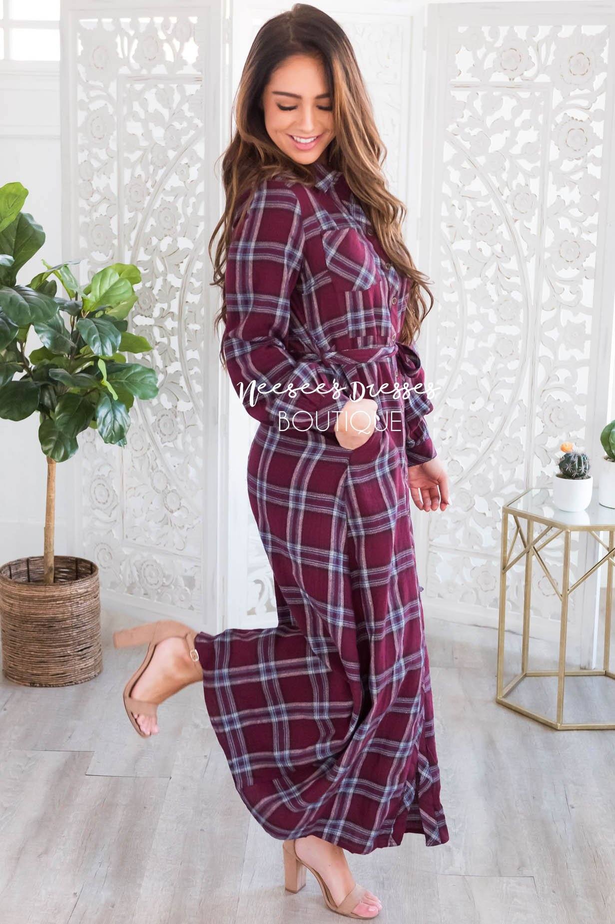 The Kinley Modest Dresses vendor-unknown 