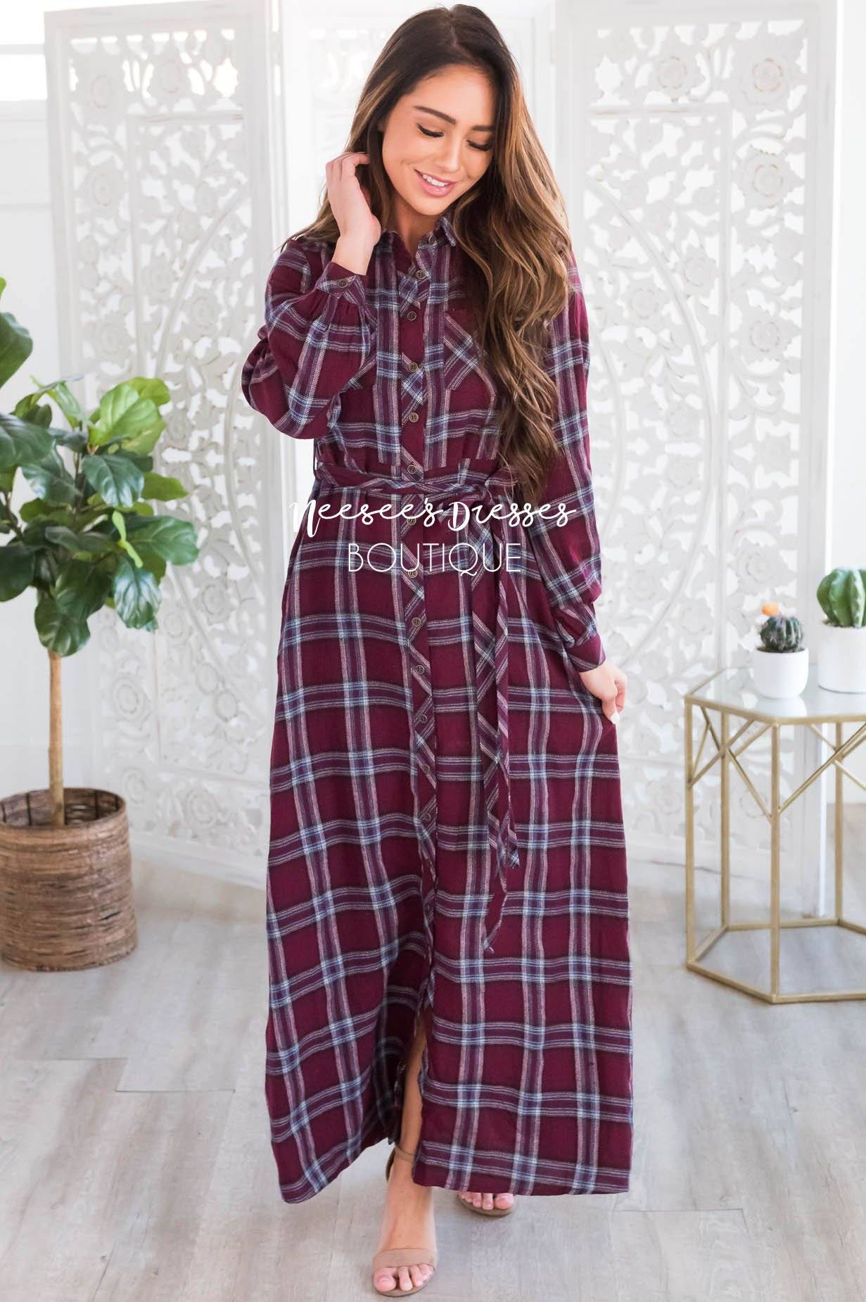 The Kinley Modest Dresses vendor-unknown 