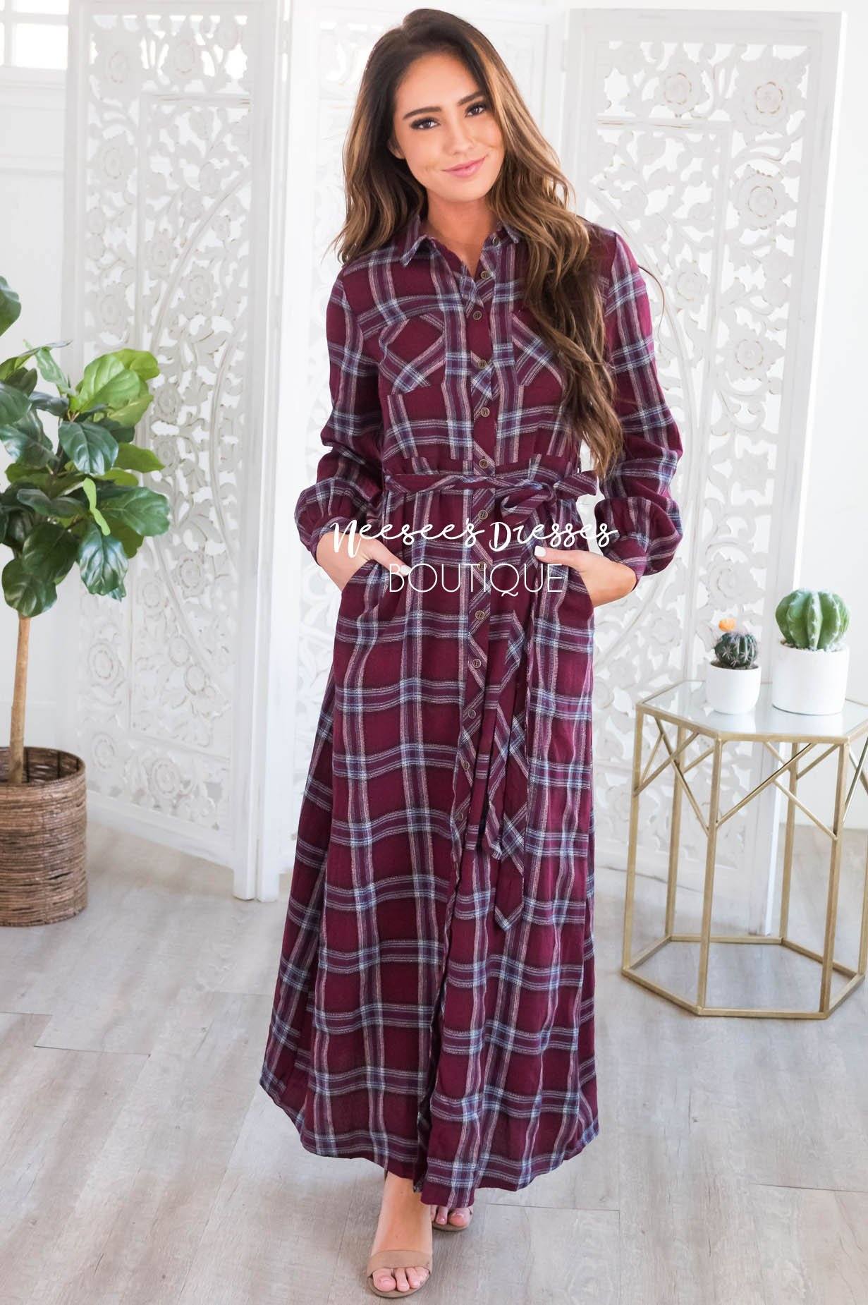 The Kinley Modest Dresses vendor-unknown 