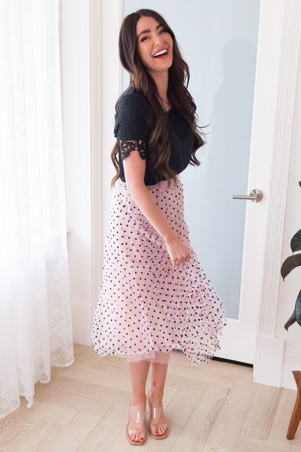 Connect the Dots Modest Tulle Skirt NeeSee's Dresses 