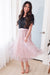 Connect the Dots Modest Tulle Skirt