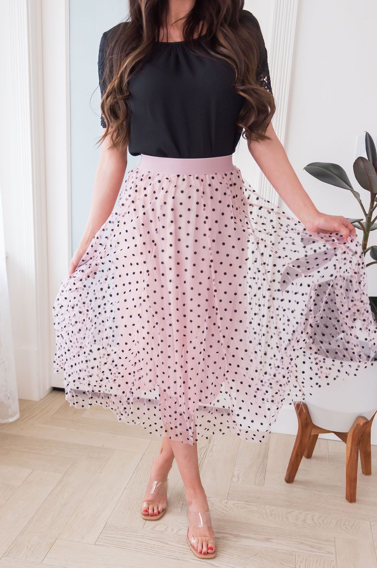 Connect the Dots Modest Tulle Skirt NeeSee's Dresses 