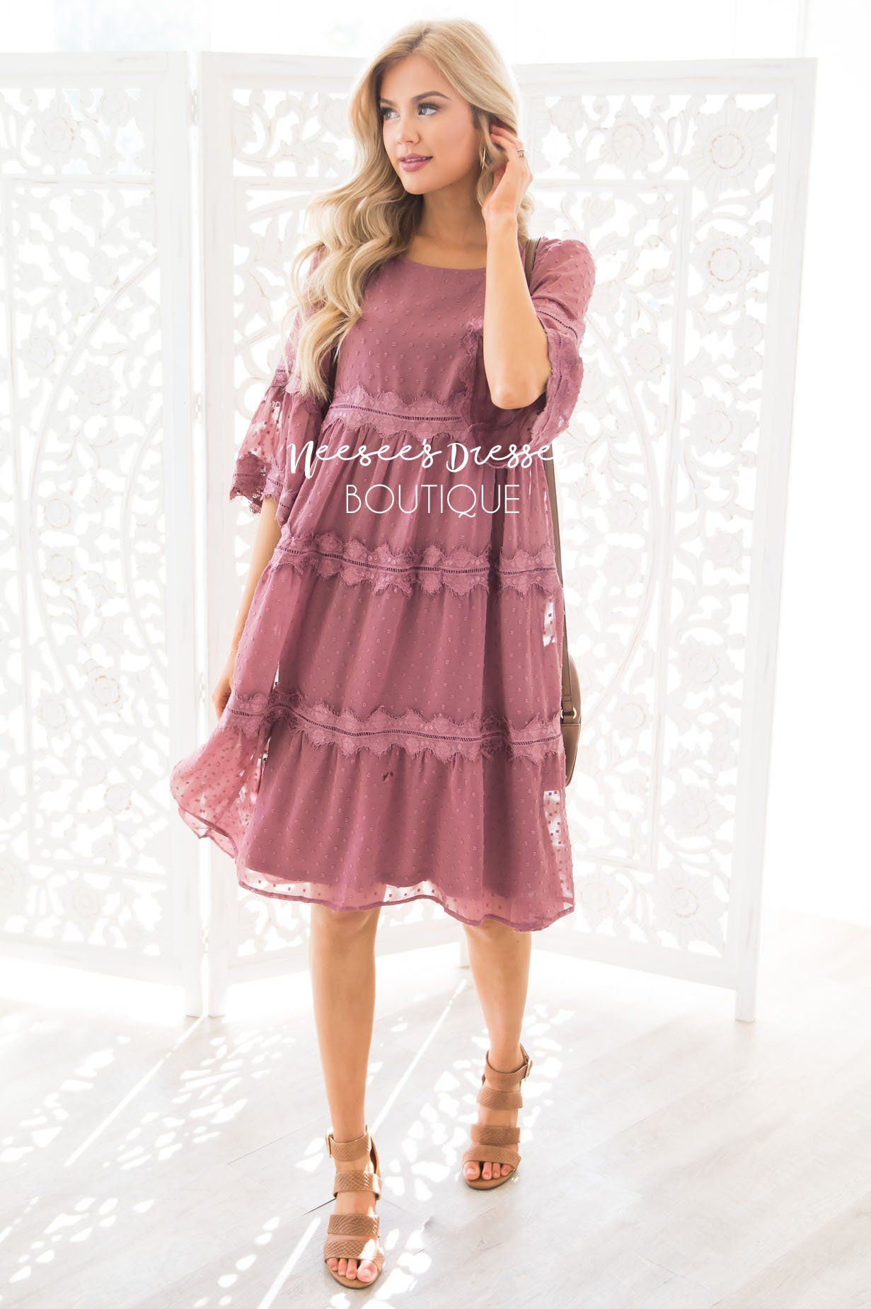 The Polly Modest Dresses vendor-unknown 