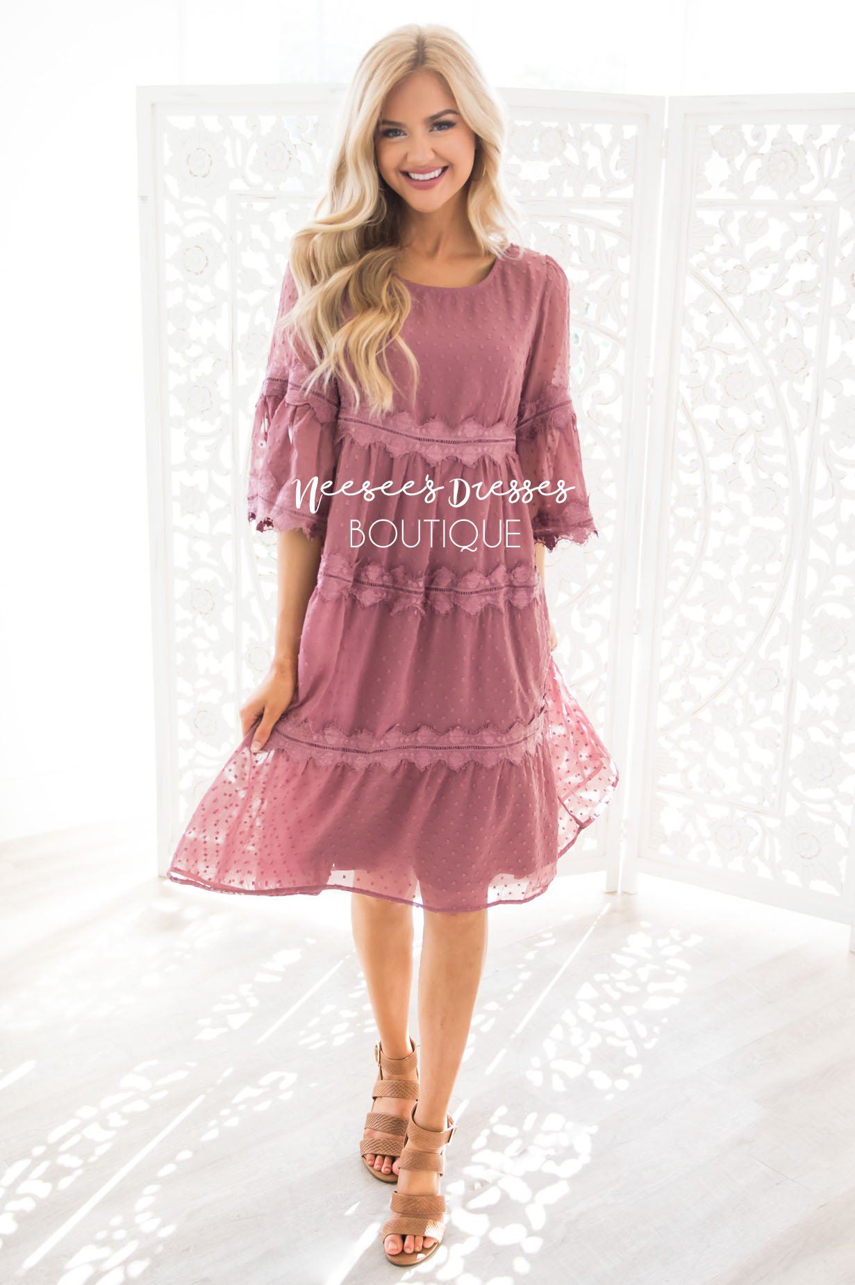 The Polly Modest Dresses vendor-unknown 