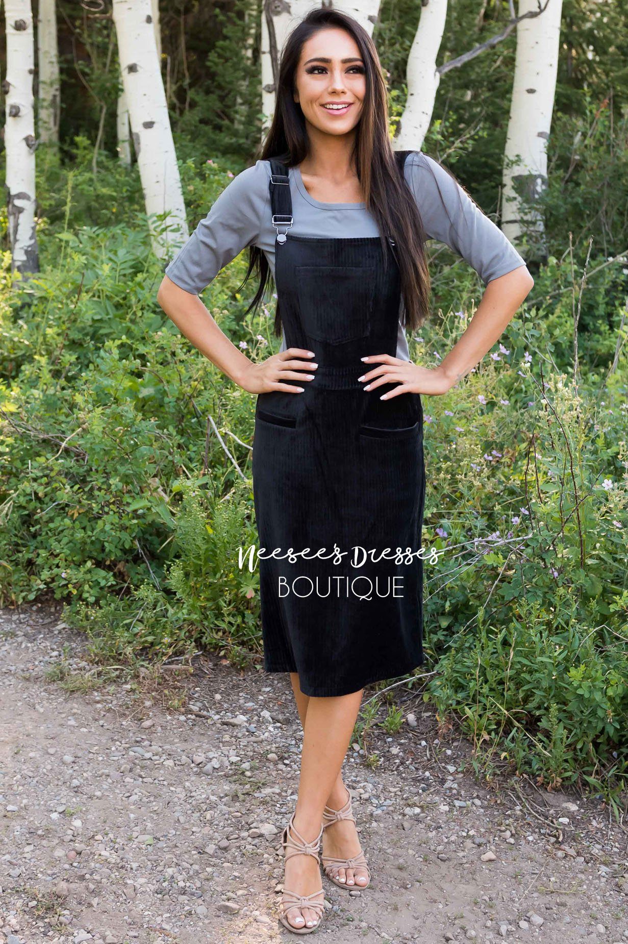 The Pollyanna Overall Dress Modest Dresses vendor-unknown 