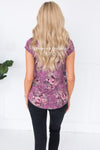 Anytime Floral Modest Top Tops vendor-unknown