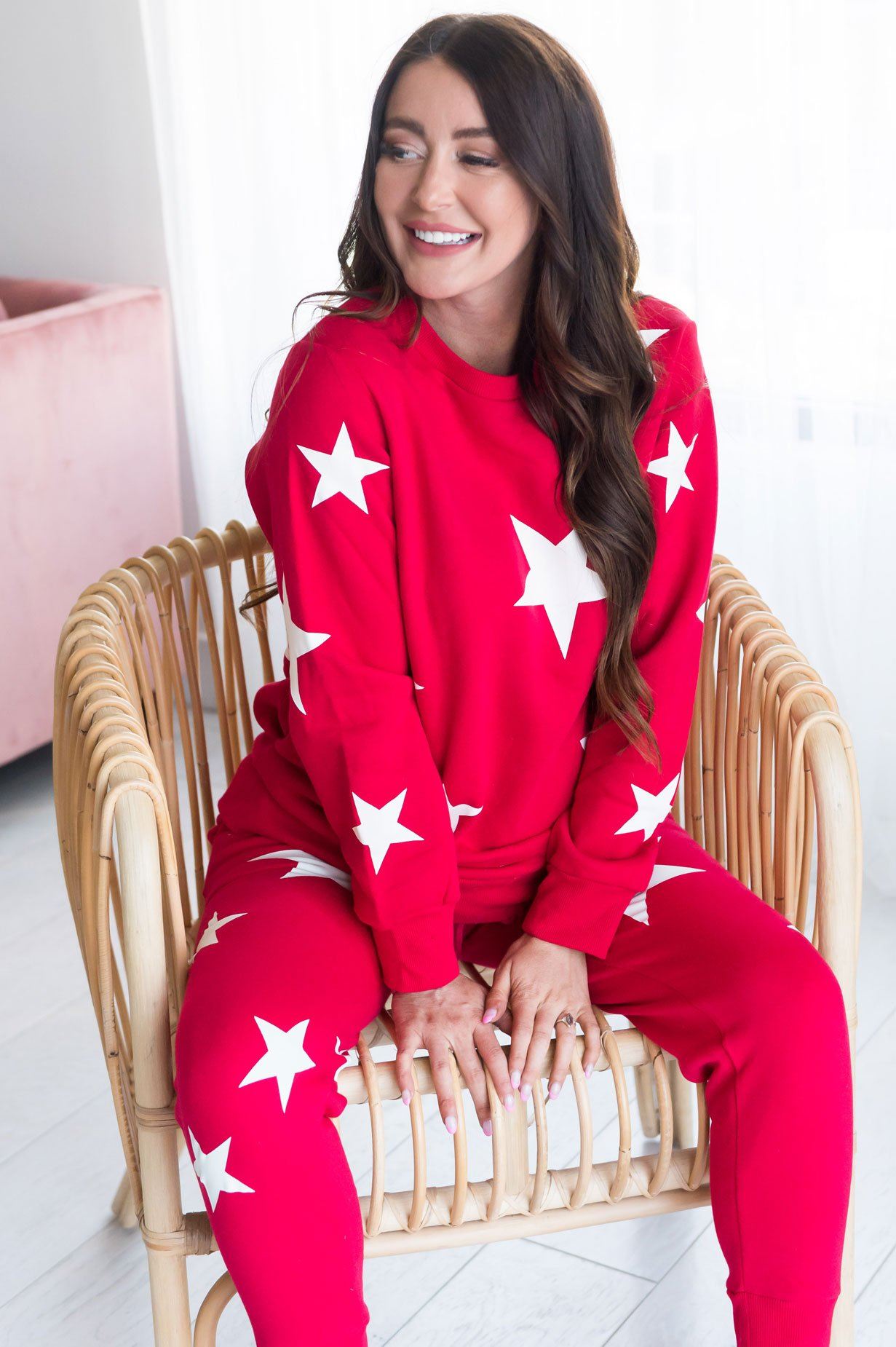 Star Gazer Modest Sweat Set Tops vendor-unknown 
