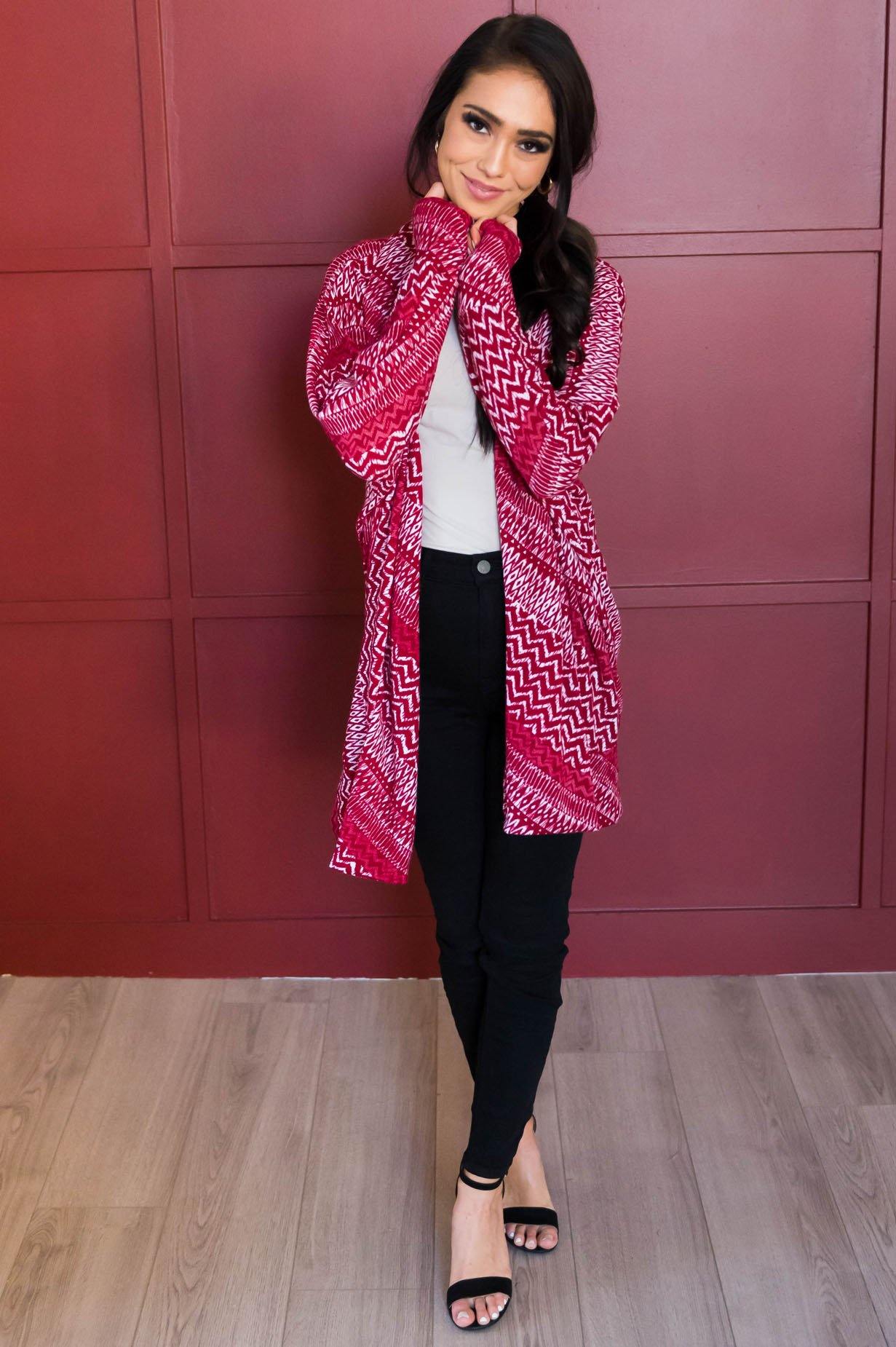 Passion For Fashion Modest Cardigan Modest Dresses vendor-unknown 