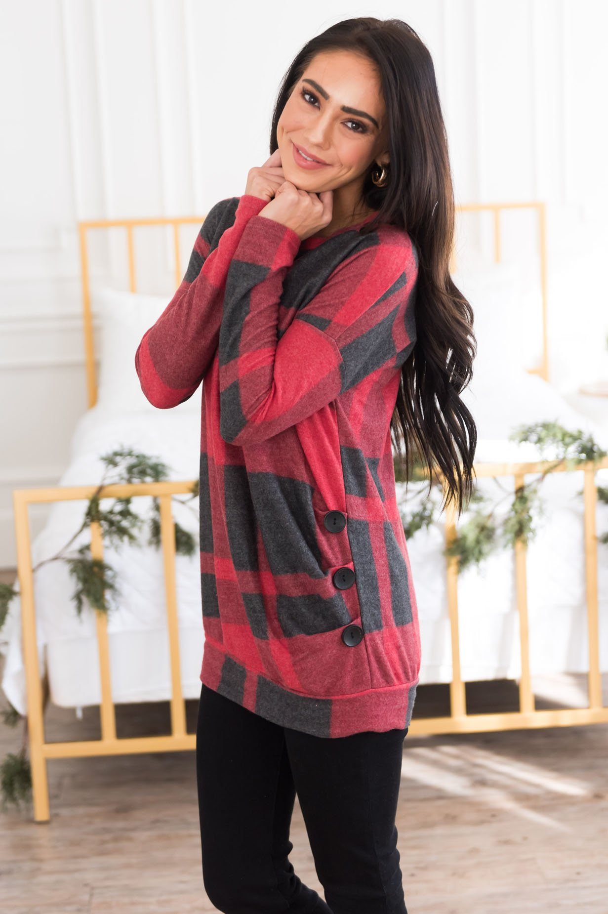 First Snow Fall Modest Top Modest Dresses vendor-unknown 