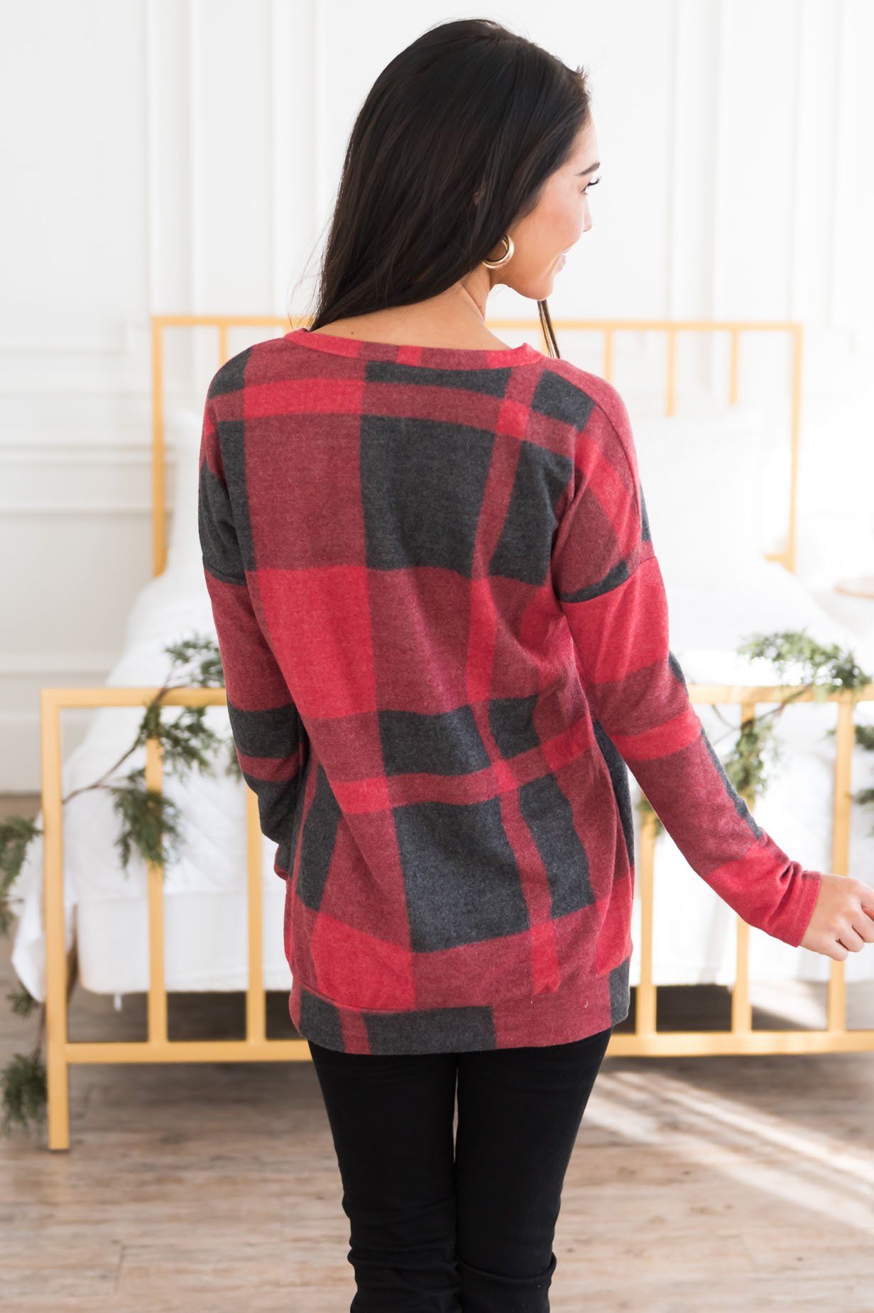 First Snow Fall Modest Top Modest Dresses vendor-unknown 