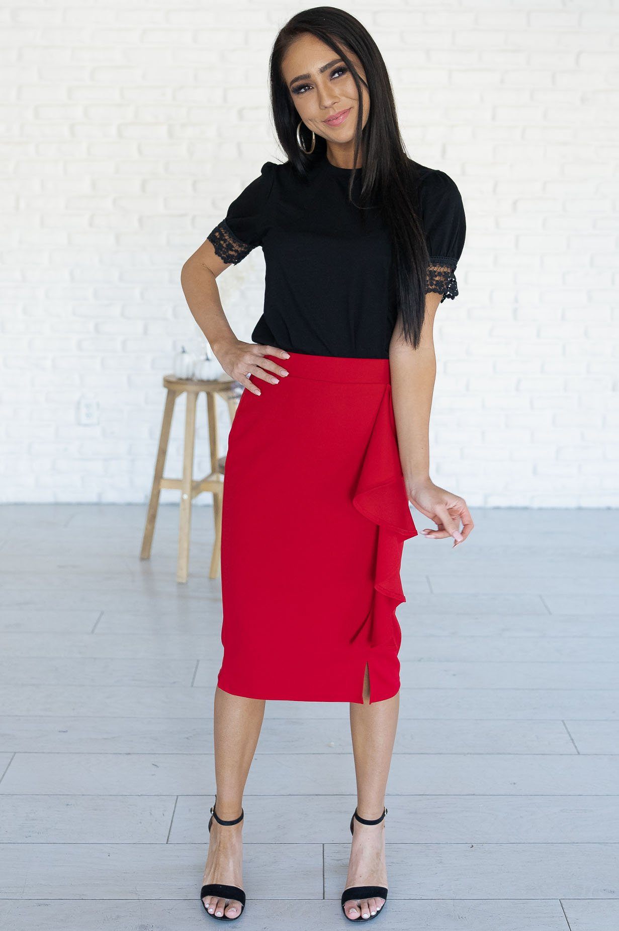 Because I Found You Modest Blouse Tops vendor-unknown 