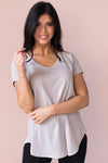 Your Favorite Ribbed Modest Tee NeeSee's Dresses