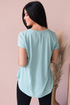 Your Favorite Ribbed Modest Tee NeeSee's Dresses
