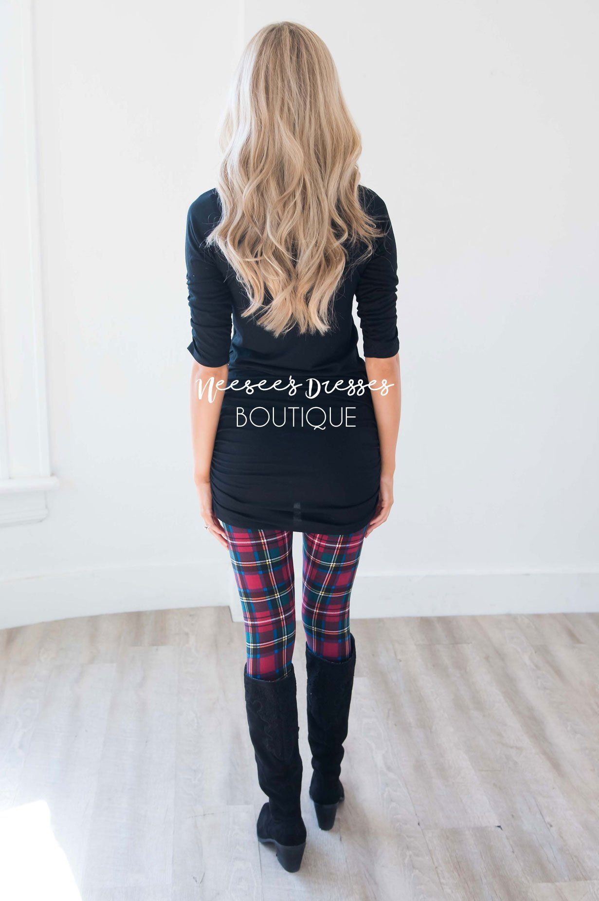 Side Ruche Tunic Tops vendor-unknown 