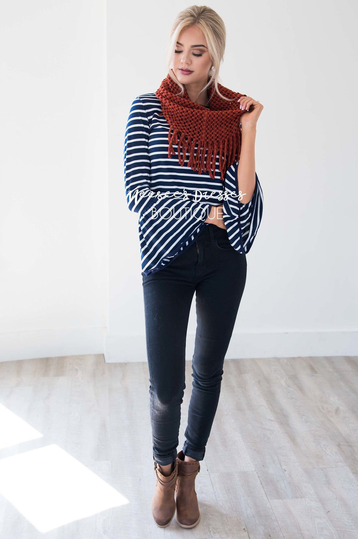 Cozy On Up Fringe Infinity Scarf Accessories & Shoes Leto Accessories 