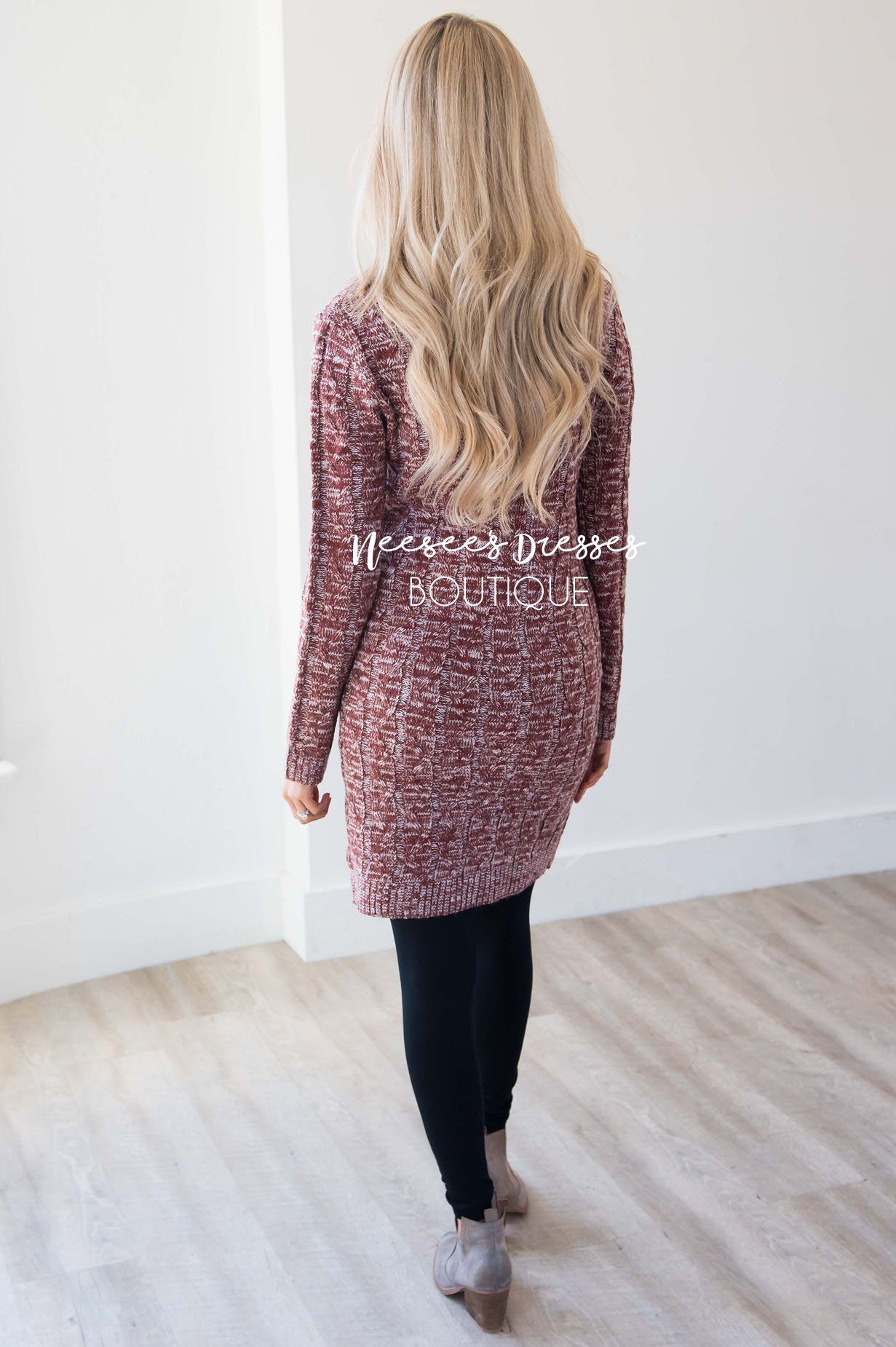 The Anistin Sweater Dress Modest Dresses vendor-unknown 
