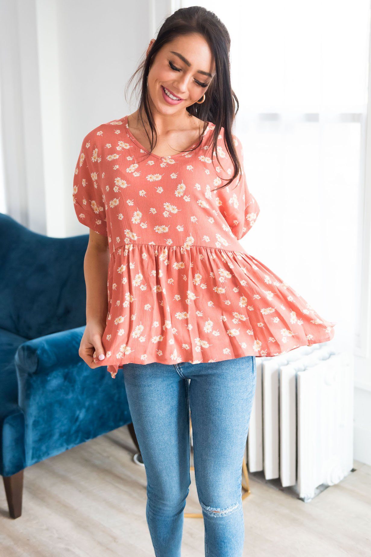 Daisy Fields Modest Blouse Modest Dresses vendor-unknown 