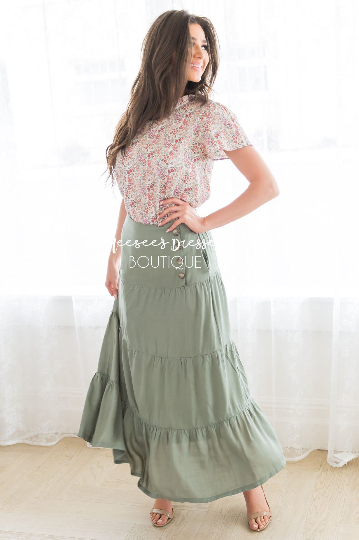 Just A Moment Modest Skirt Modest Dresses vendor-unknown 
