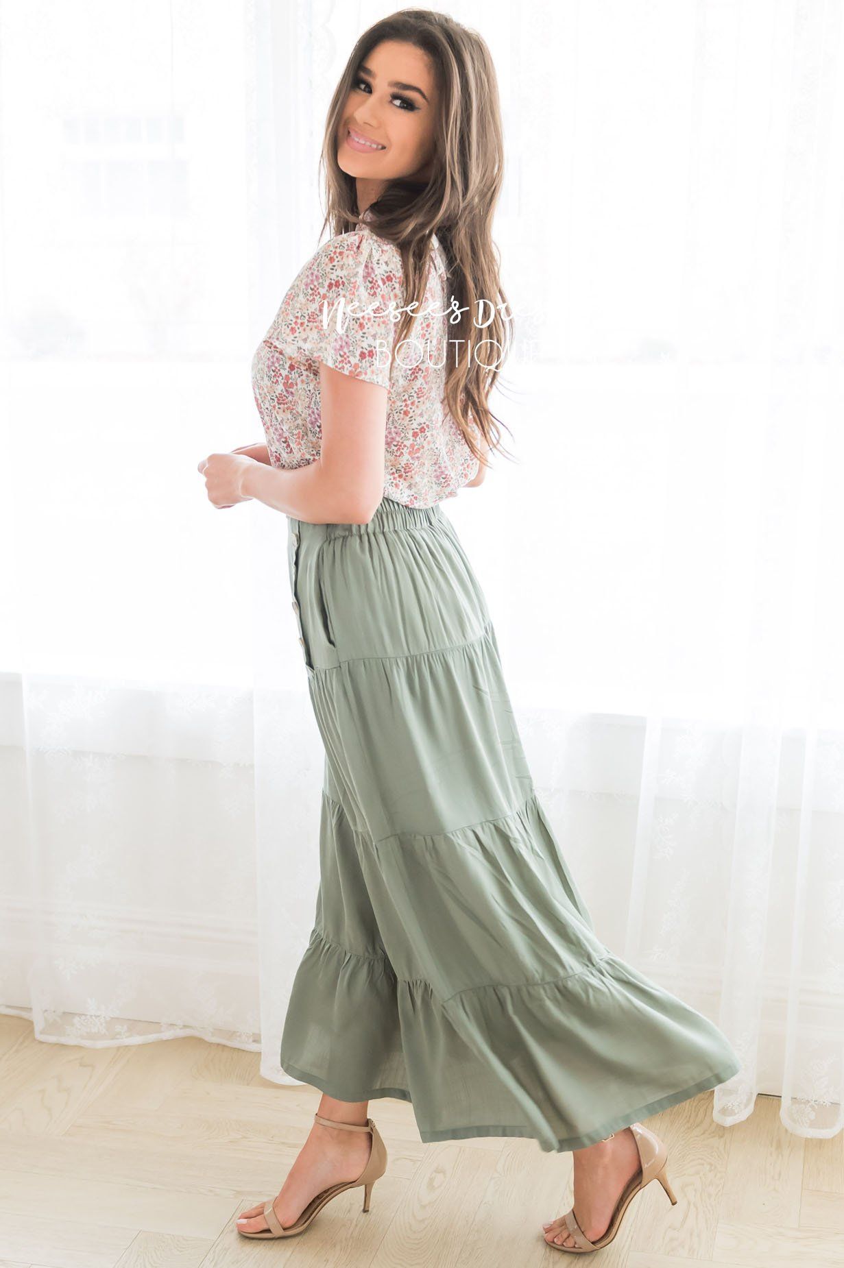 Just A Moment Modest Skirt Modest Dresses vendor-unknown 