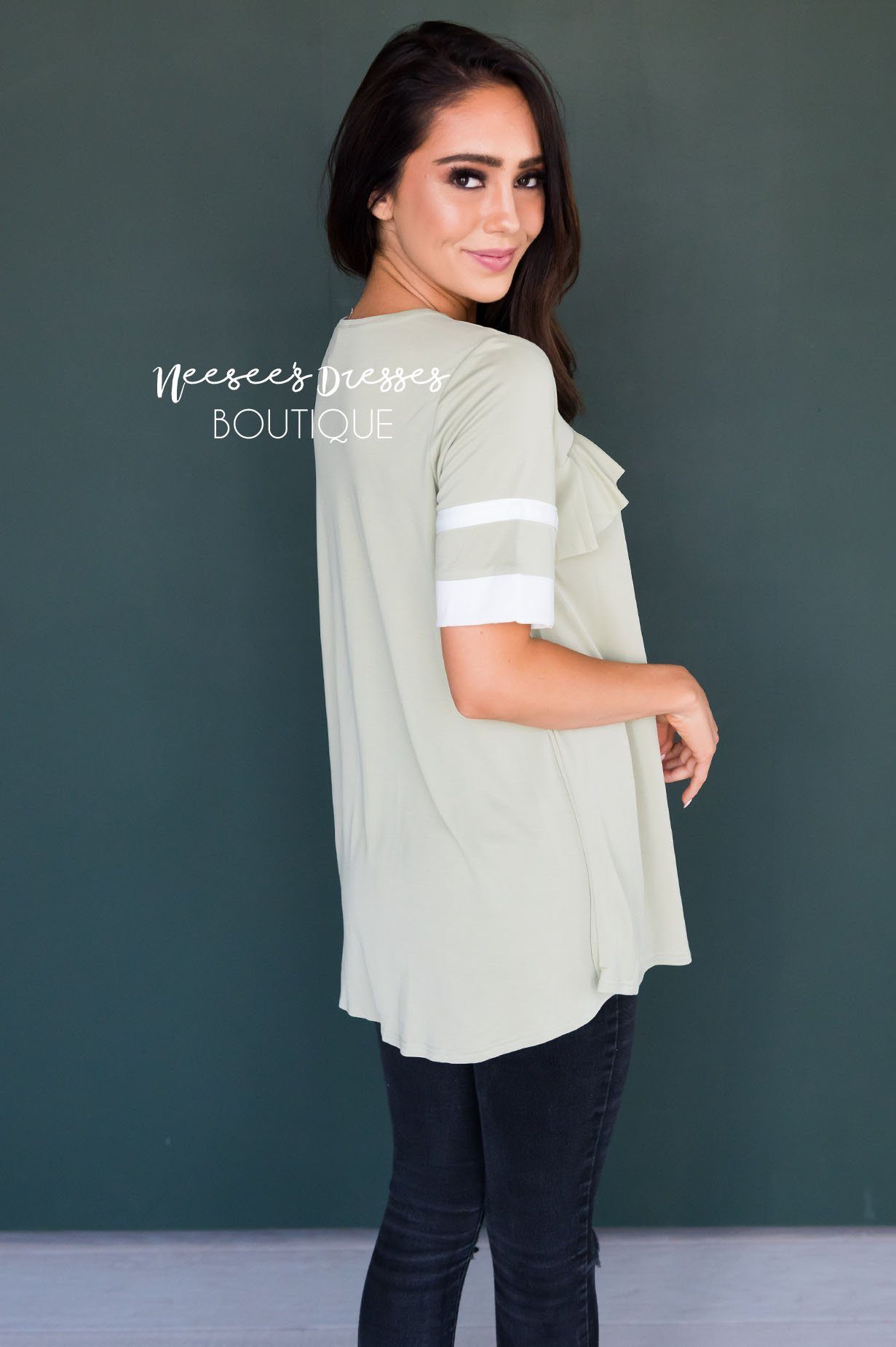 Loved You First Modest Top Tops vendor-unknown 