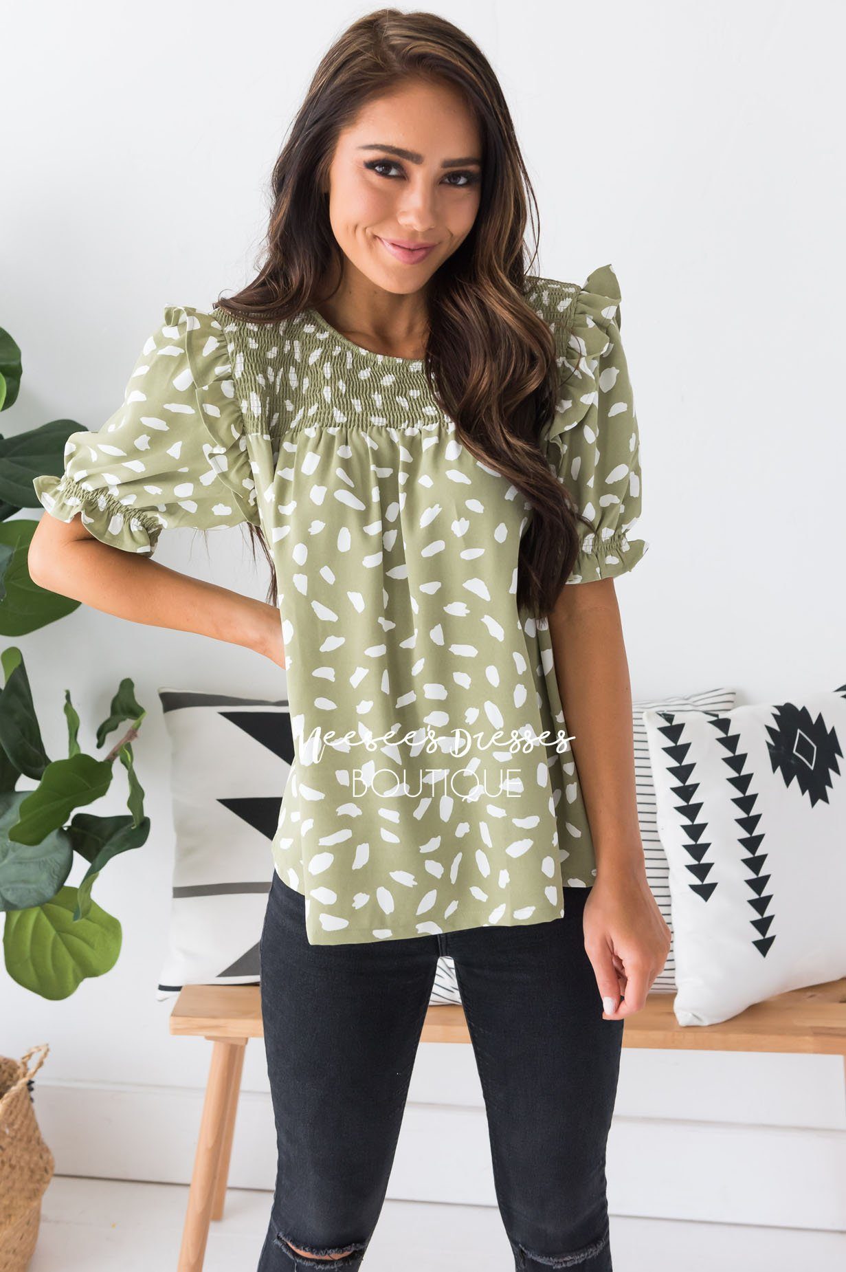 Good Impression Modest Blouse Tops vendor-unknown 