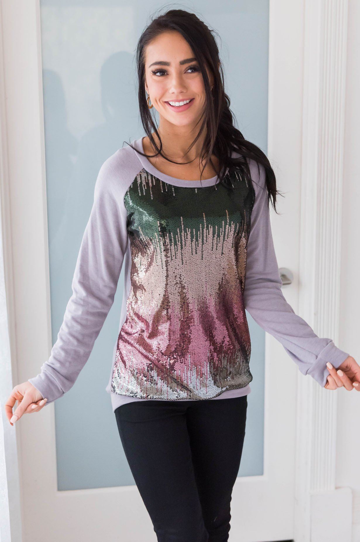 Layers of Joy Modest Sweatshirt Modest Dresses vendor-unknown 