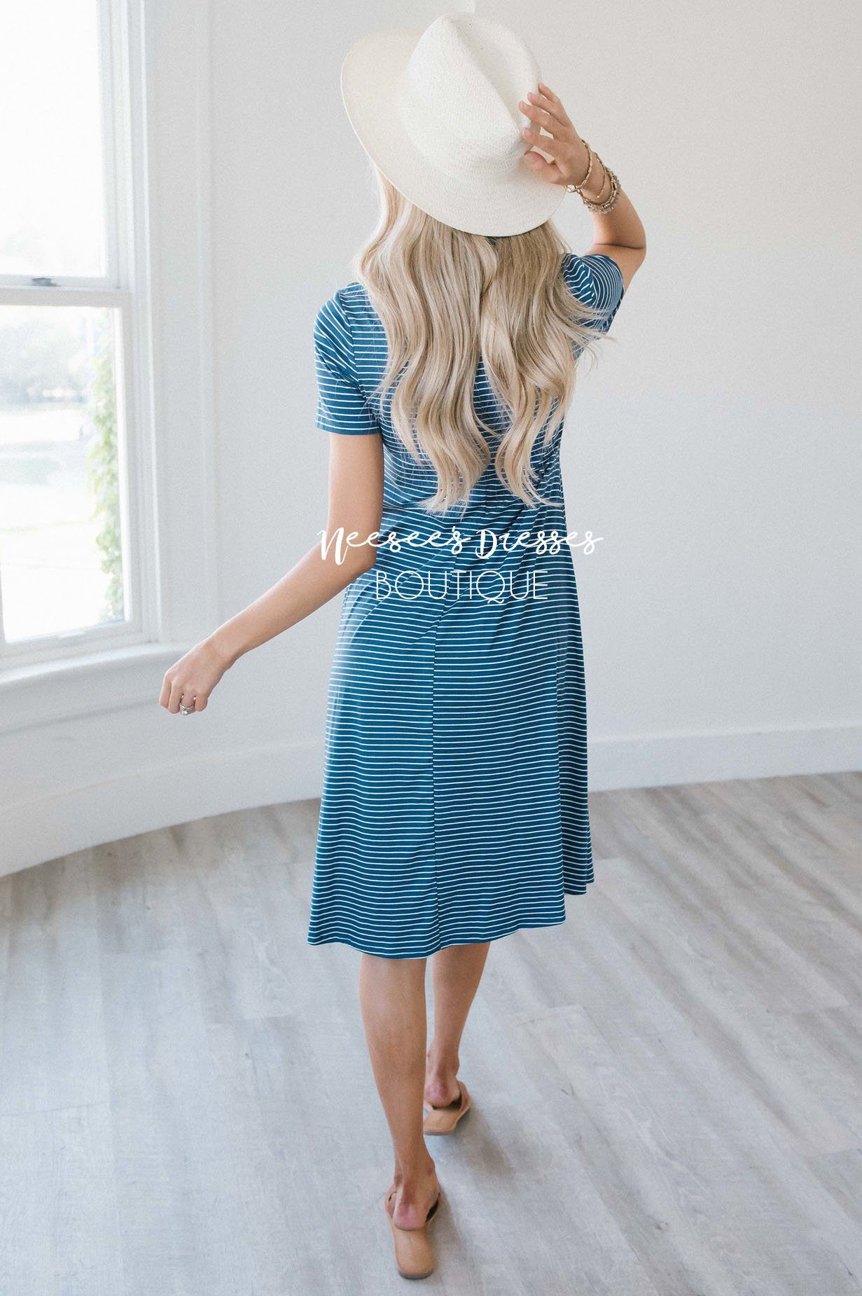 The Sara Swing Dress Modest Dresses vendor-unknown 
