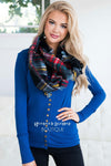 Snap Up Button Cardigan Tops vendor-unknown