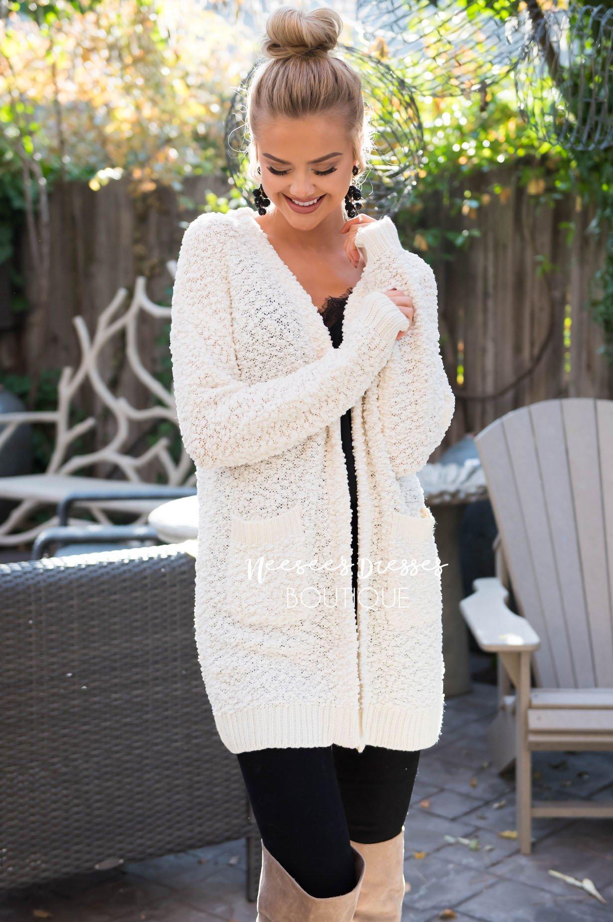 Snow Globe Cardigan Sweater Tops vendor-unknown 