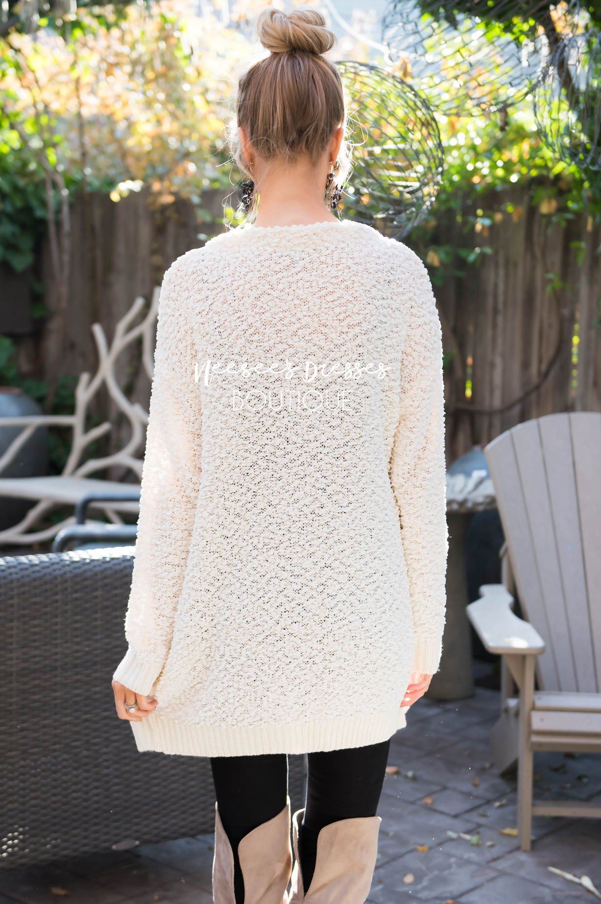 Snow Globe Cardigan Sweater Tops vendor-unknown 