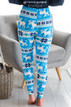 Snowy Night Christmas Leggings Accessories & Shoes vendor-unknown