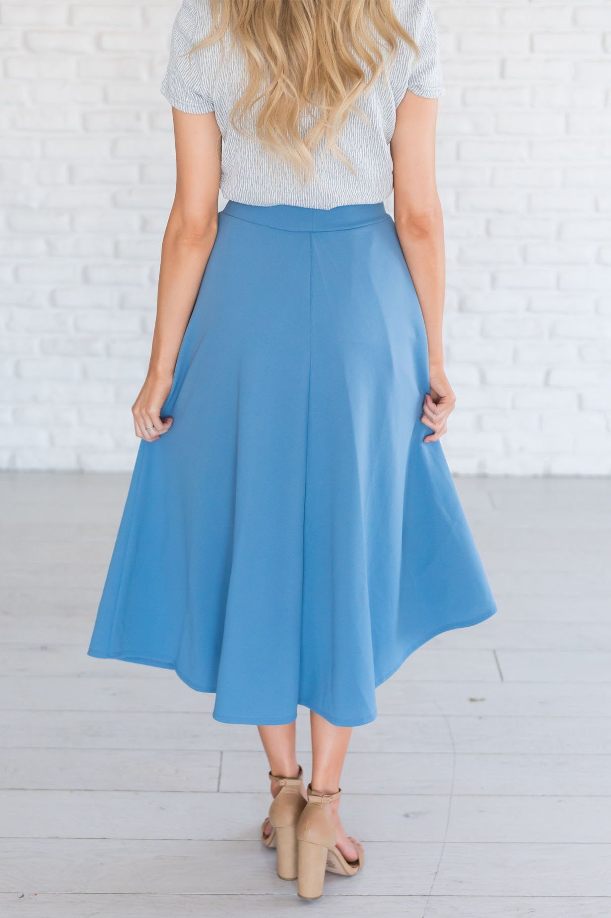 Stand By Our Love Modest Circle Skirt Modest Dresses vendor-unknown 