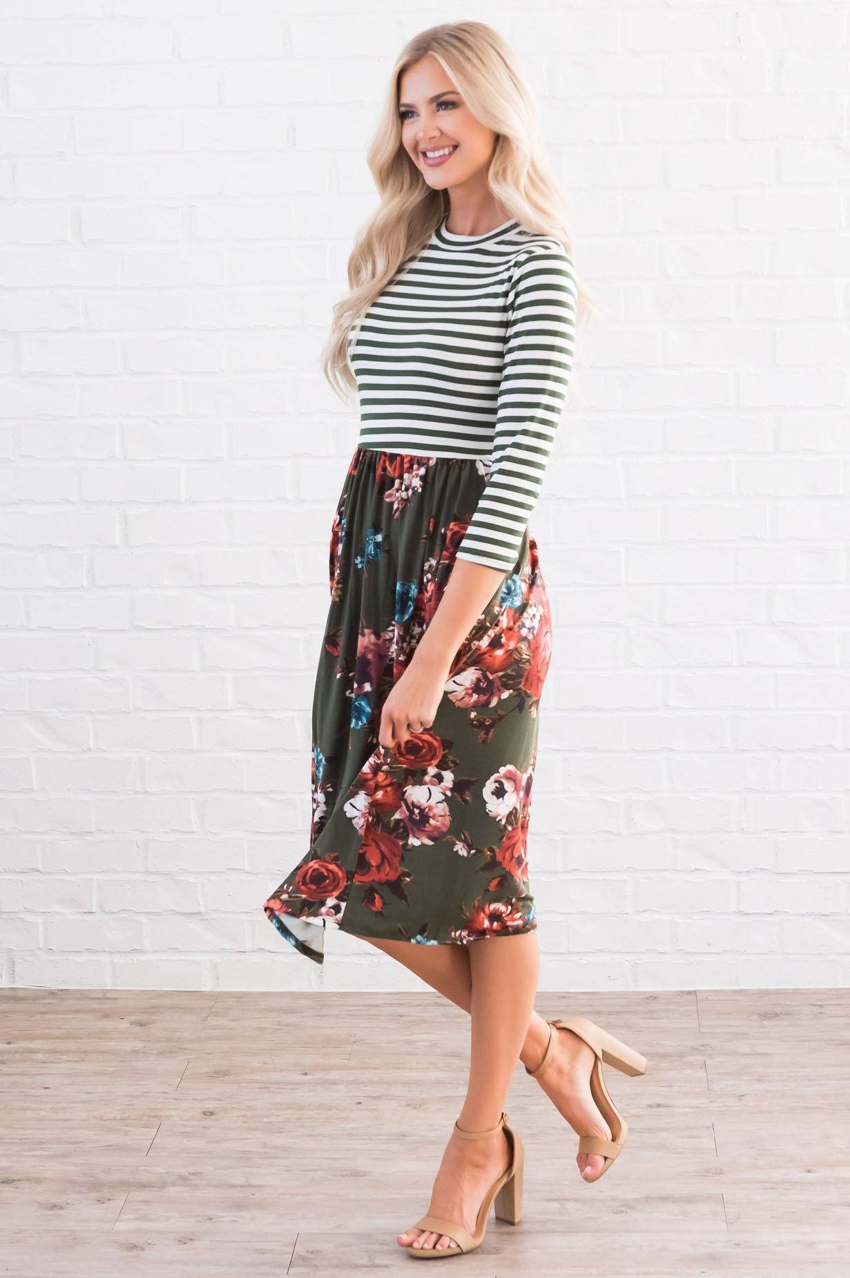 The Kinsley Modest Dresses vendor-unknown 